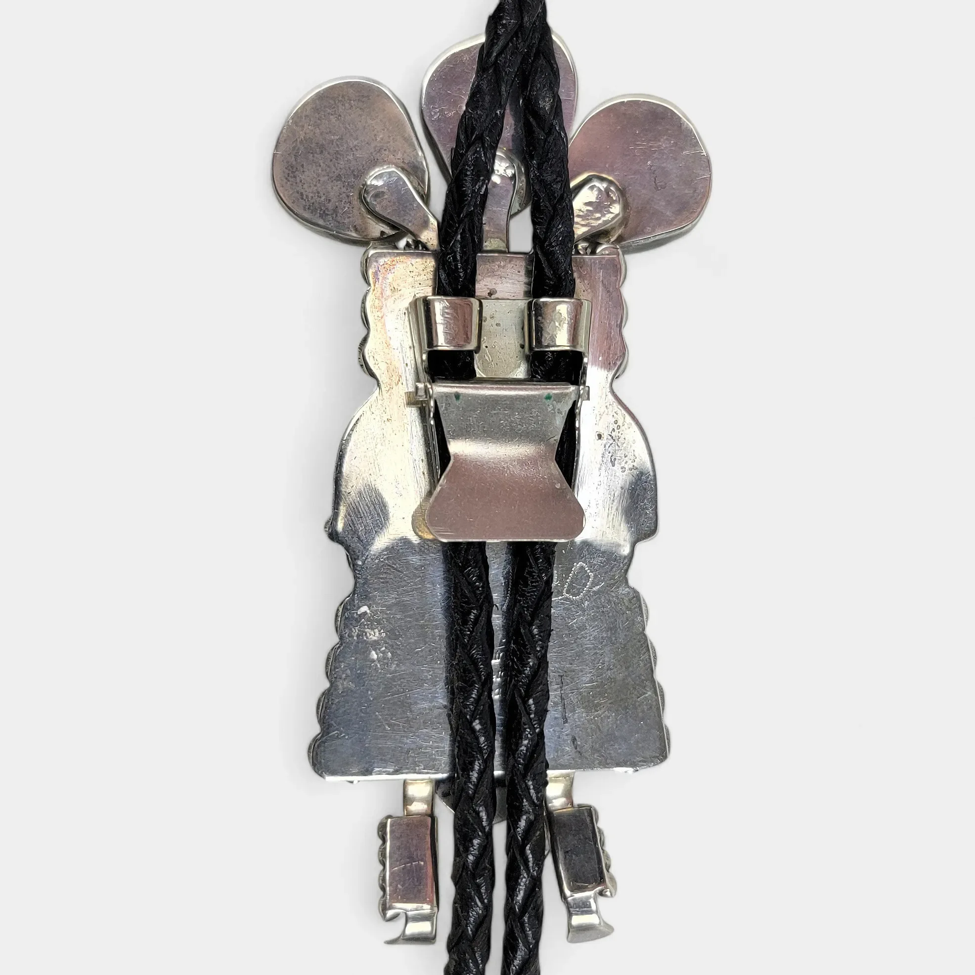 Vintage Will Denetdale Navajo Kachina Billiken Bolo Tie - View 4