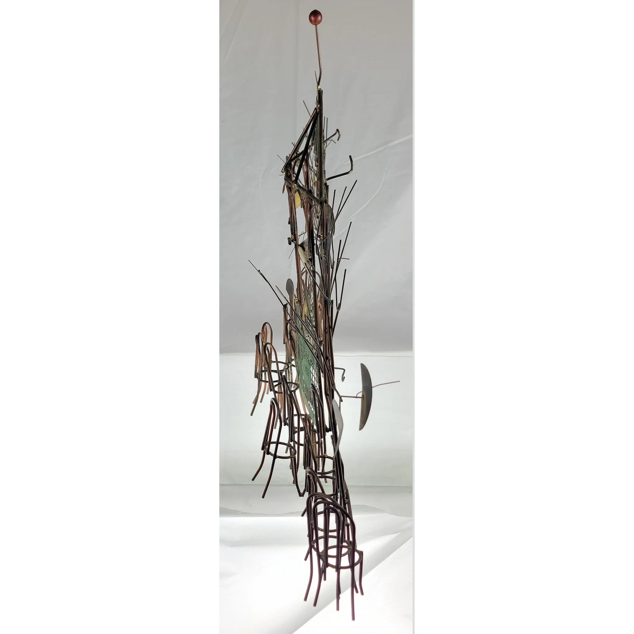 Vintage MCM Curtis Jere Bandstand Wall Art Sculpture - Signed - View 10