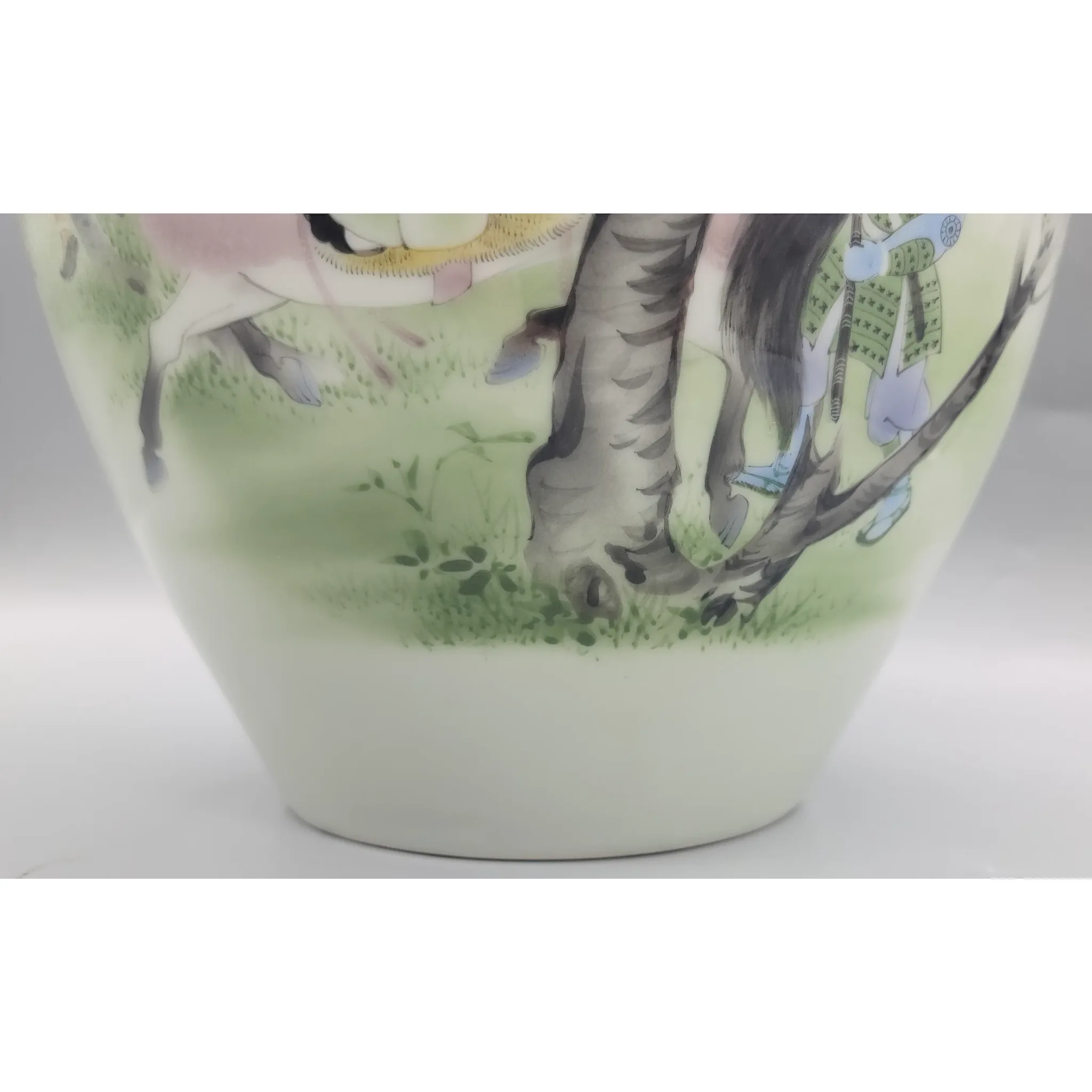 Large Antique Japanese Tsubo Vase - Nishiura Enji V (1856-1914) - Meiji Period - View 12