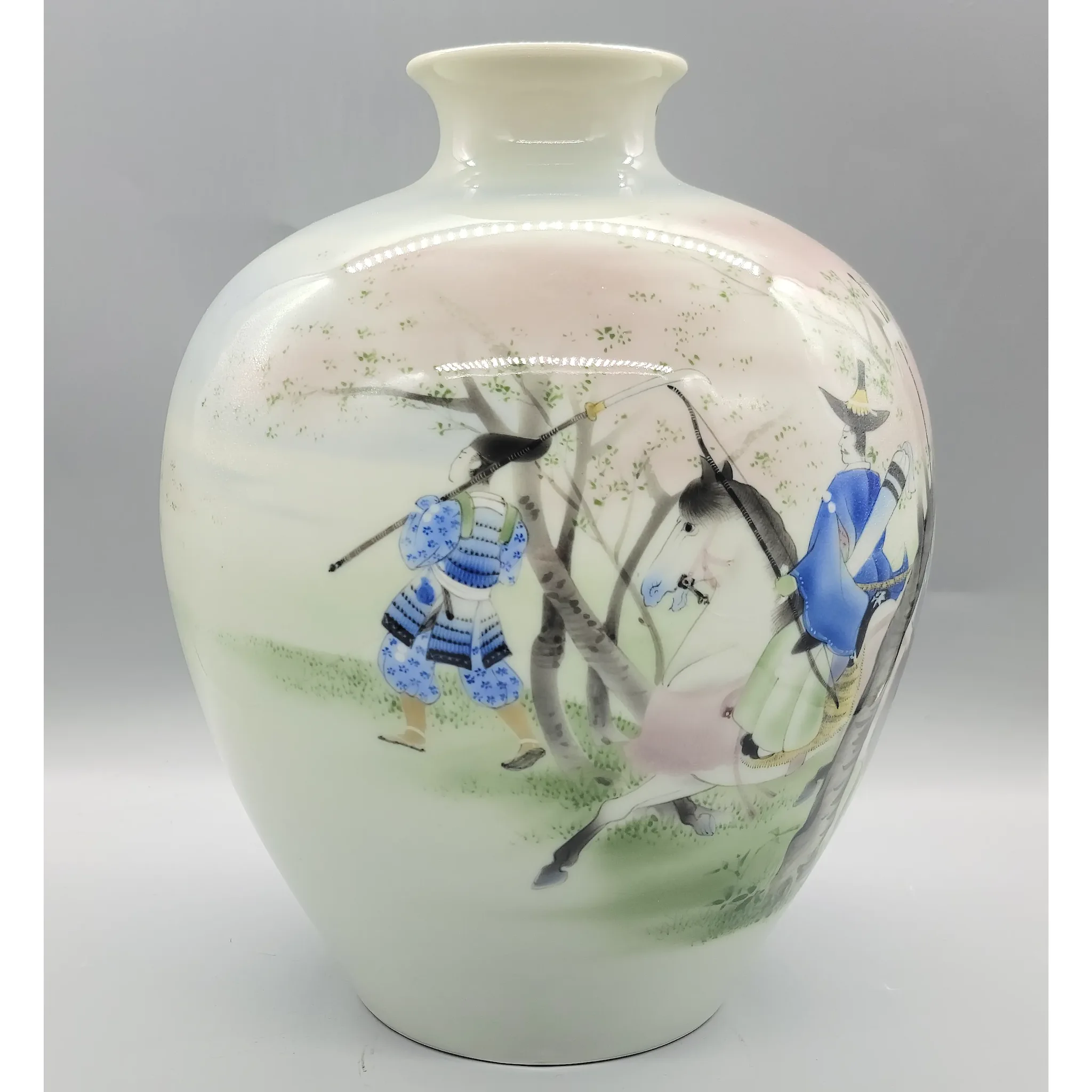 Large Antique Japanese Tsubo Vase - Nishiura Enji V (1856-1914) - Meiji Period - View 7