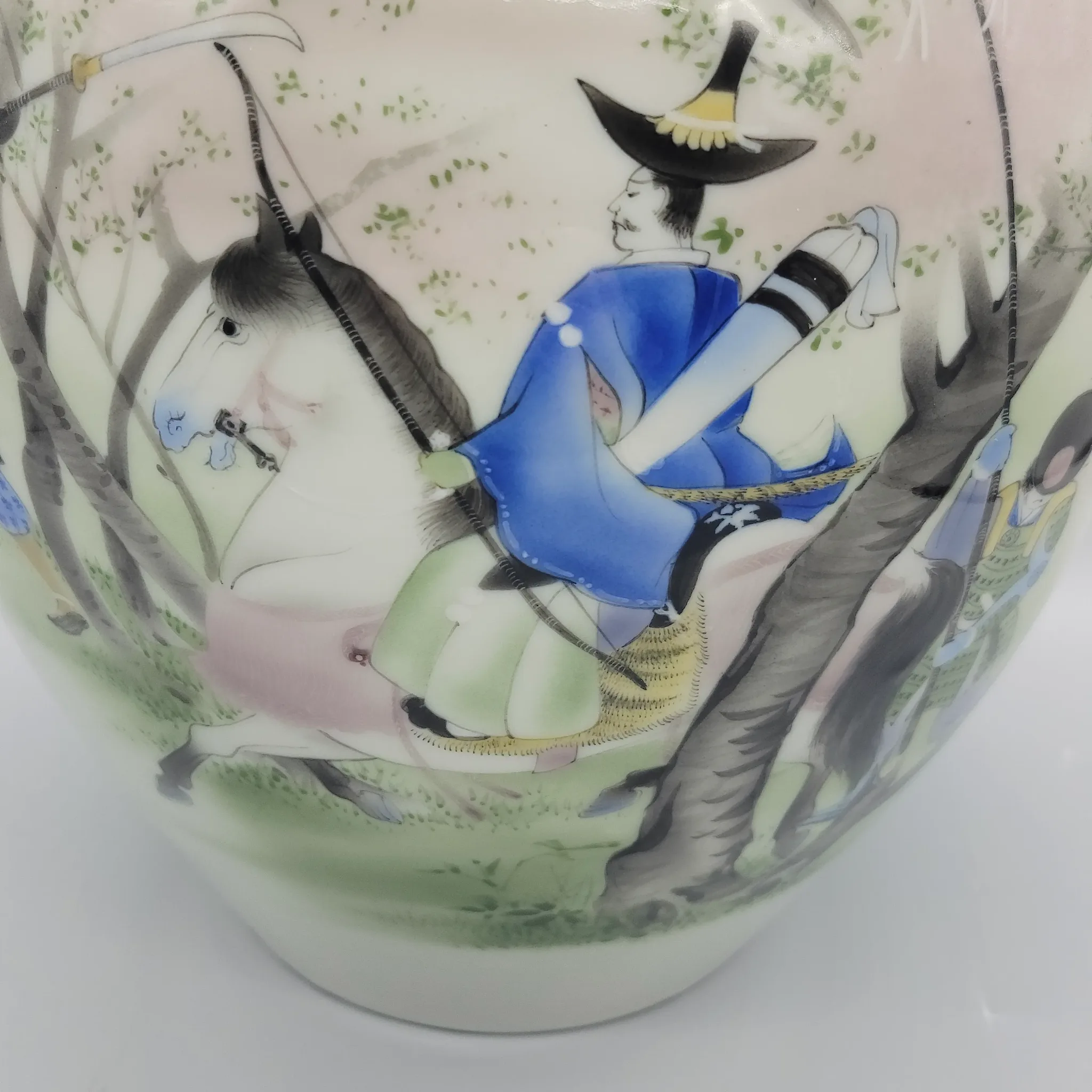 Large Antique Japanese Tsubo Vase - Nishiura Enji V (1856-1914) - Meiji Period - View 8