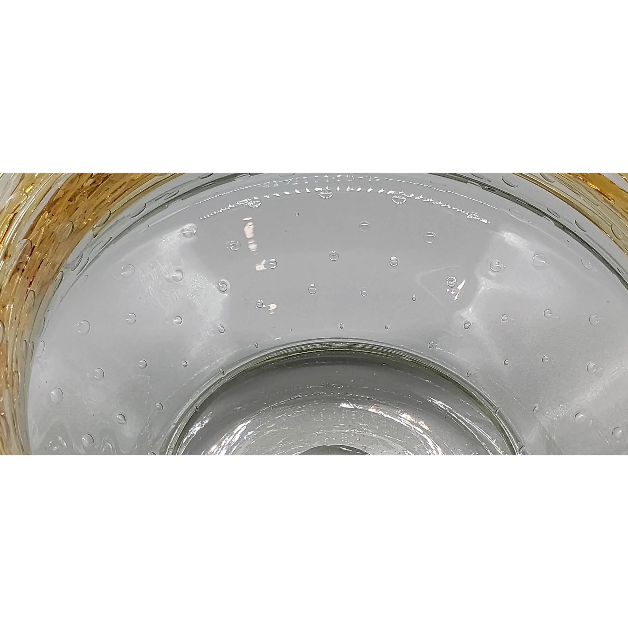 Frederick Carder for Steuben Gold Reeded Bowl - Controlled Bubbles - View 7