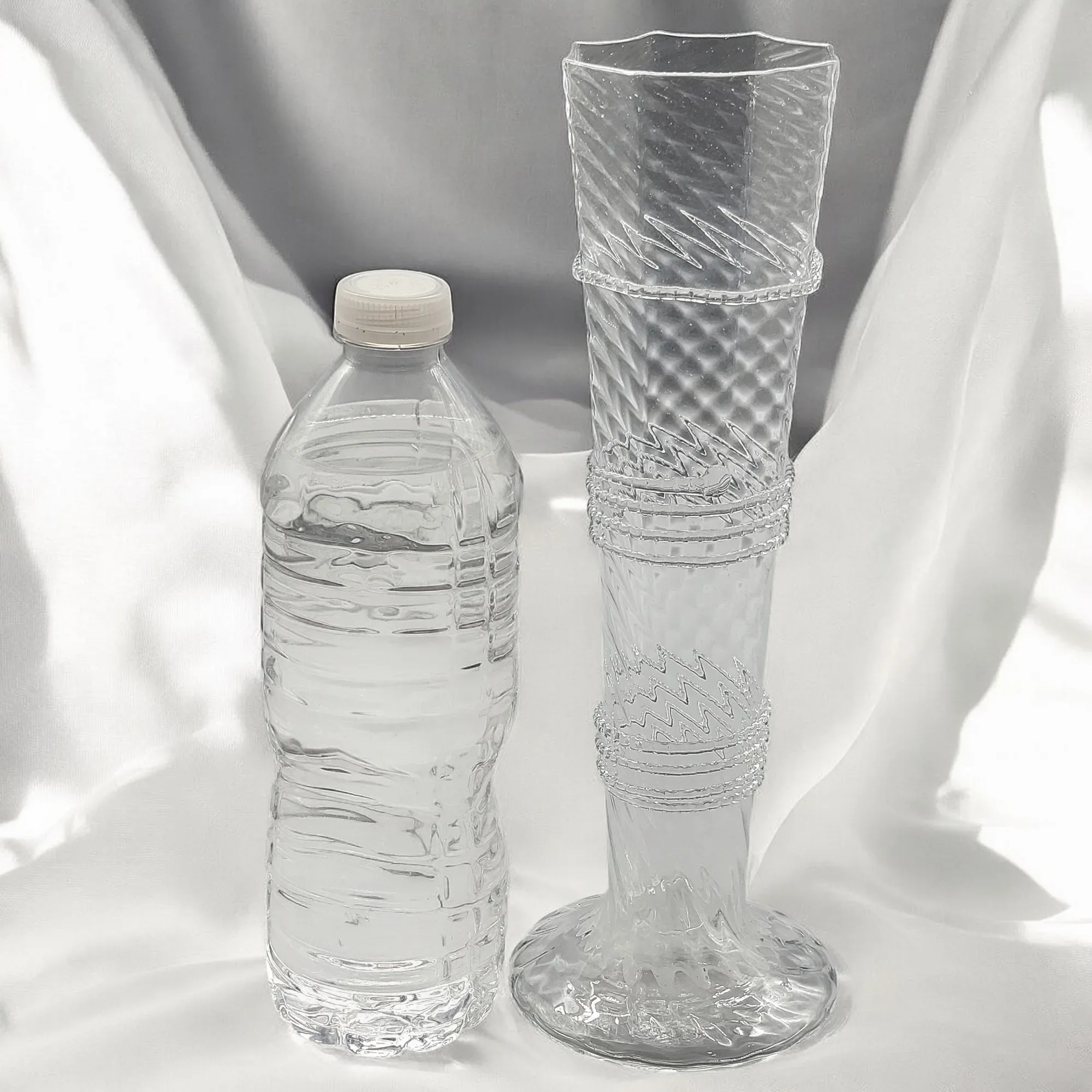 Vintage Juliska Glassware 10" Flower Vase - Gilda - View 4