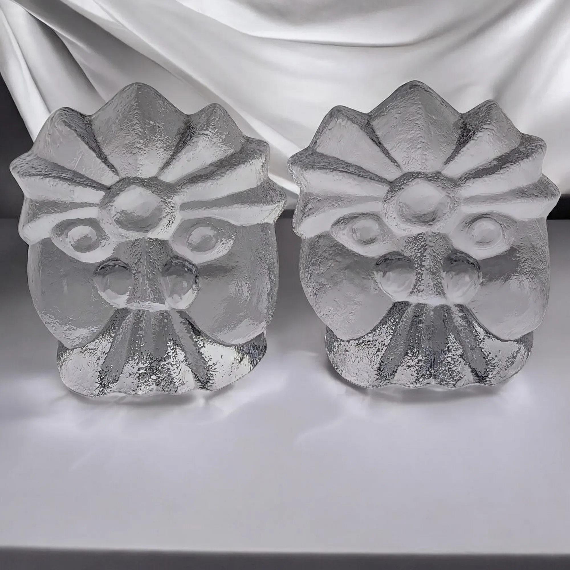 Pair Lars Hellsten - Skruf  Viking Bookends /Paperweights - Large Size - View 2