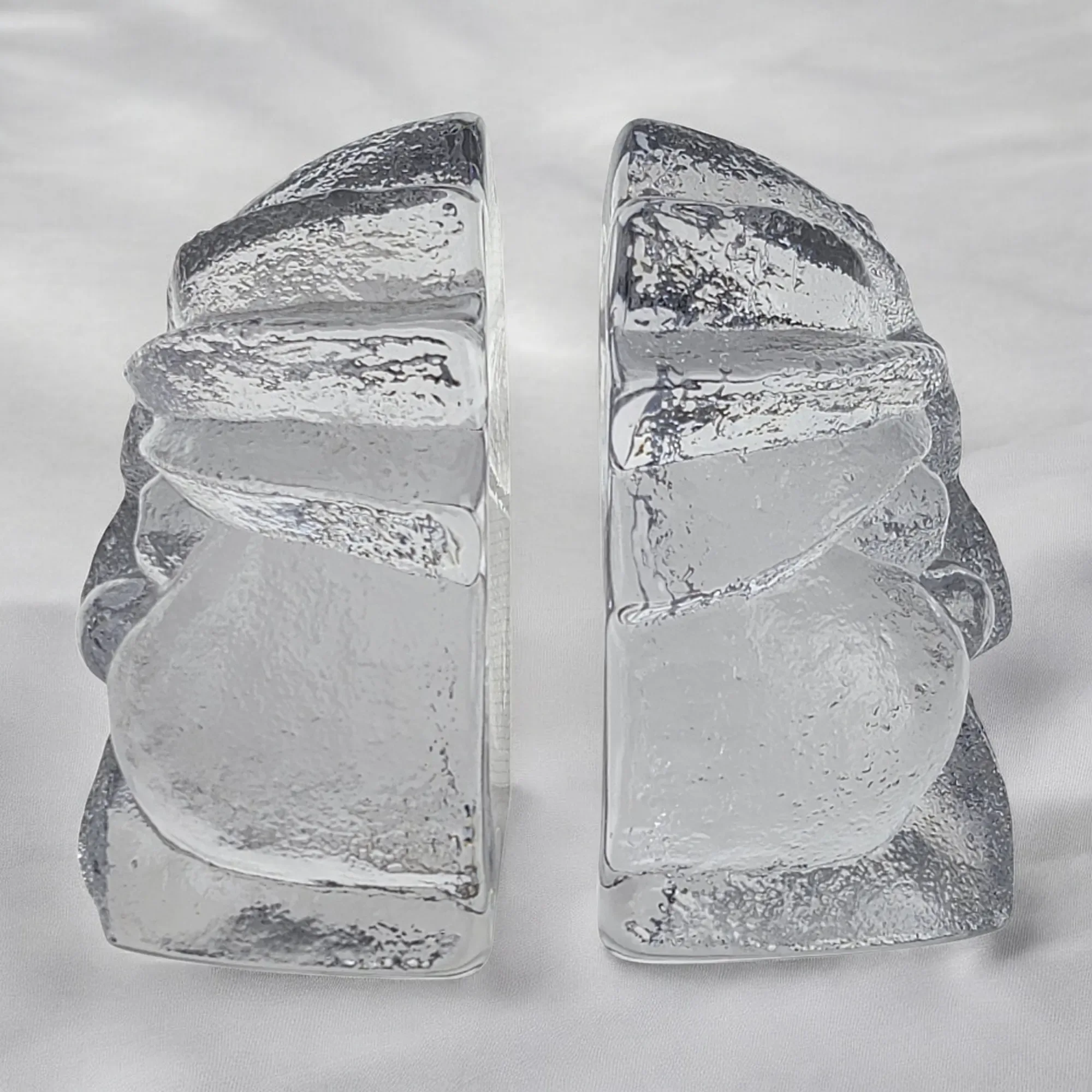 Pair Lars Hellsten - Skruf  Viking Bookends /Paperweights - Large Size - View 5