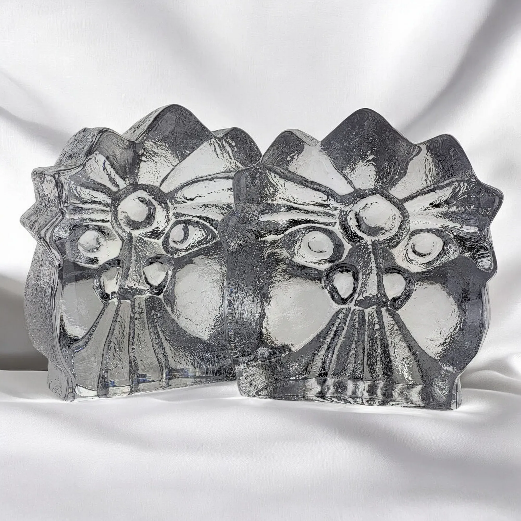 Pair Lars Hellsten - Skruf  Viking Bookends /Paperweights - Large Size - View 6