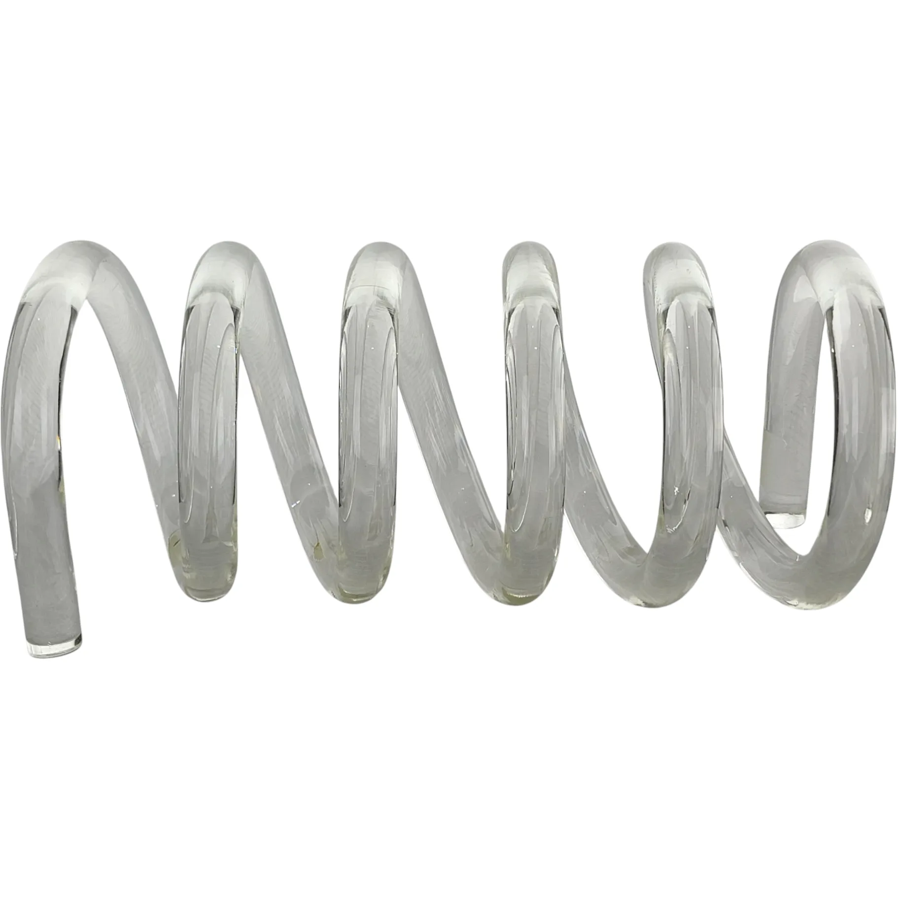 MCM Dorothy Thorpe Spiral Lucite Letter Holder
