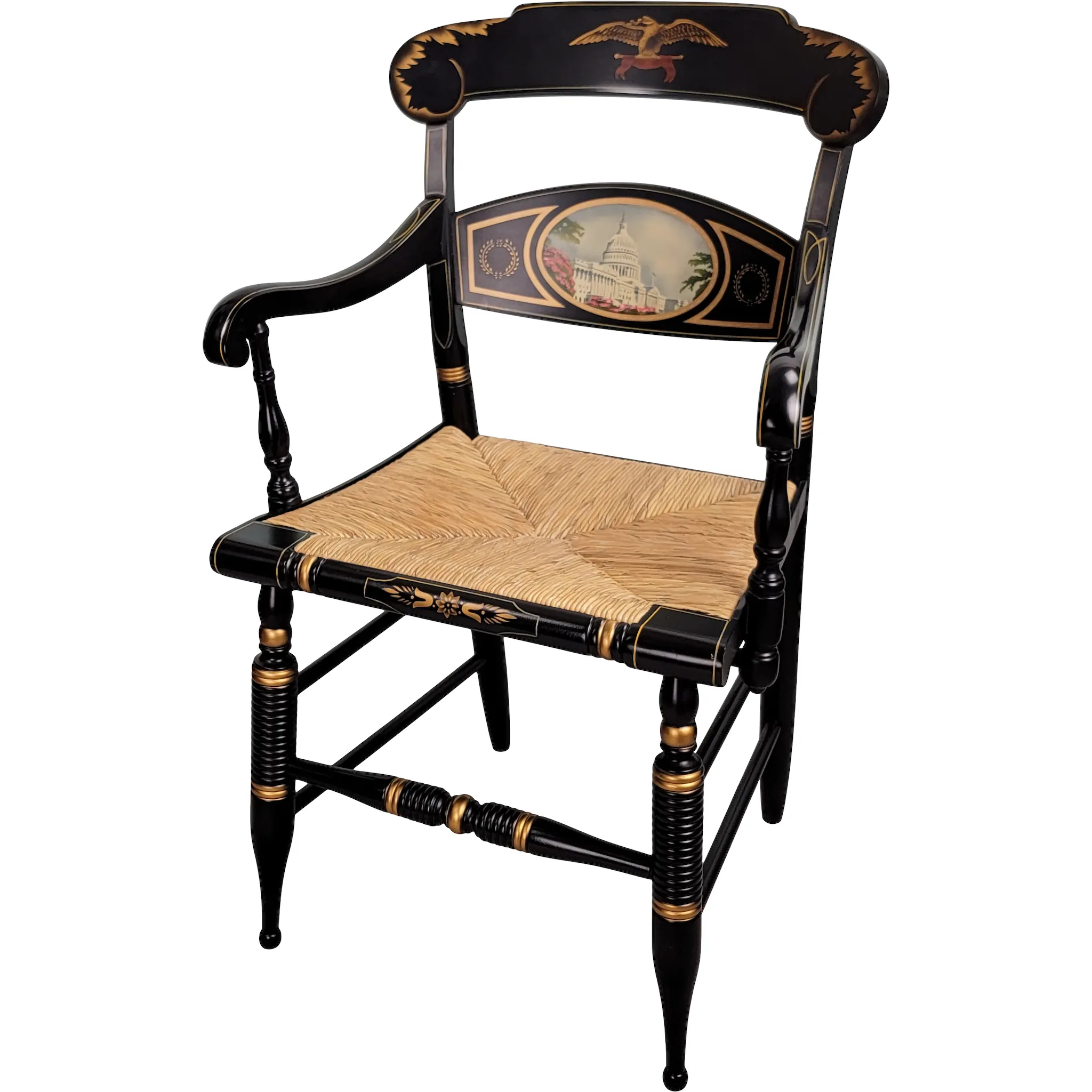 The Capitol Arm Chair by The Hitchcock Chair Company