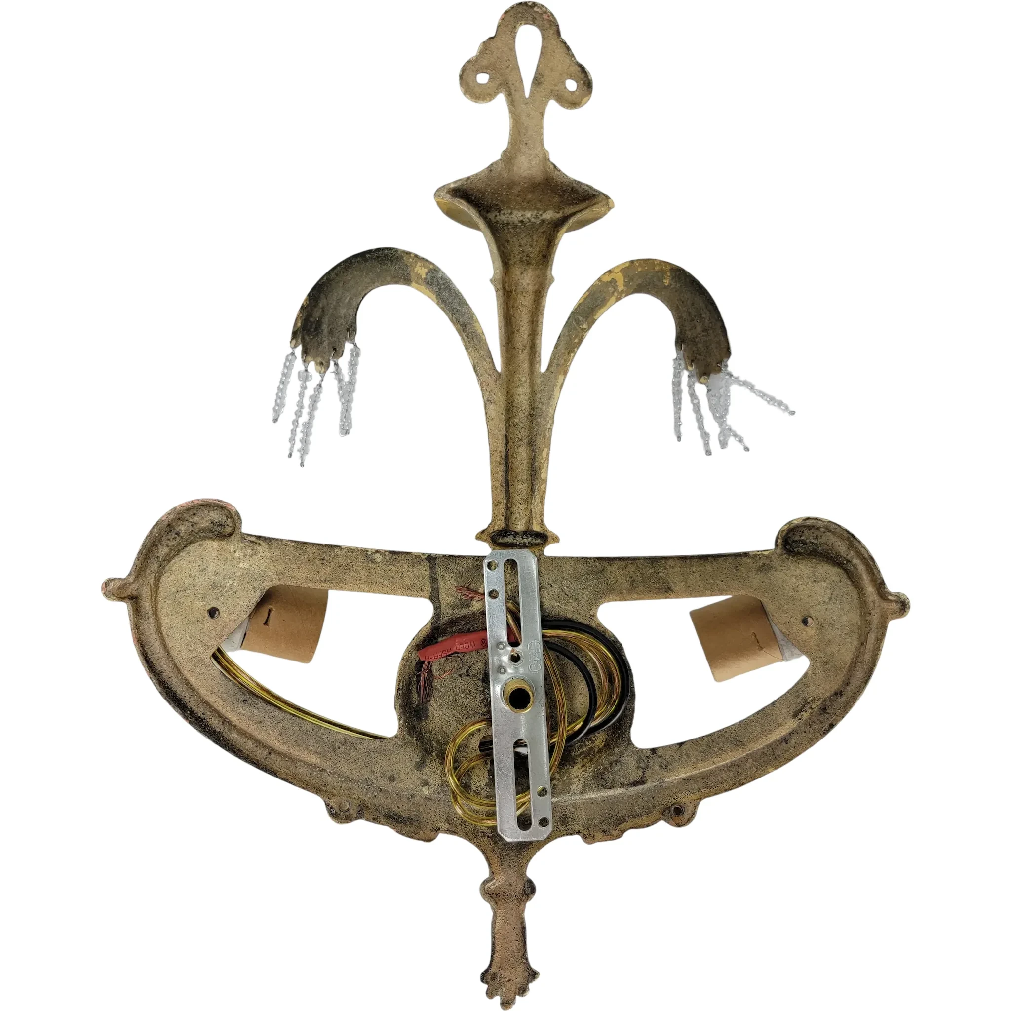 Art Deco Slip Shade Waterfall Sconces - 2 Light- Gill Glass &amp; Fixture Co - View 6