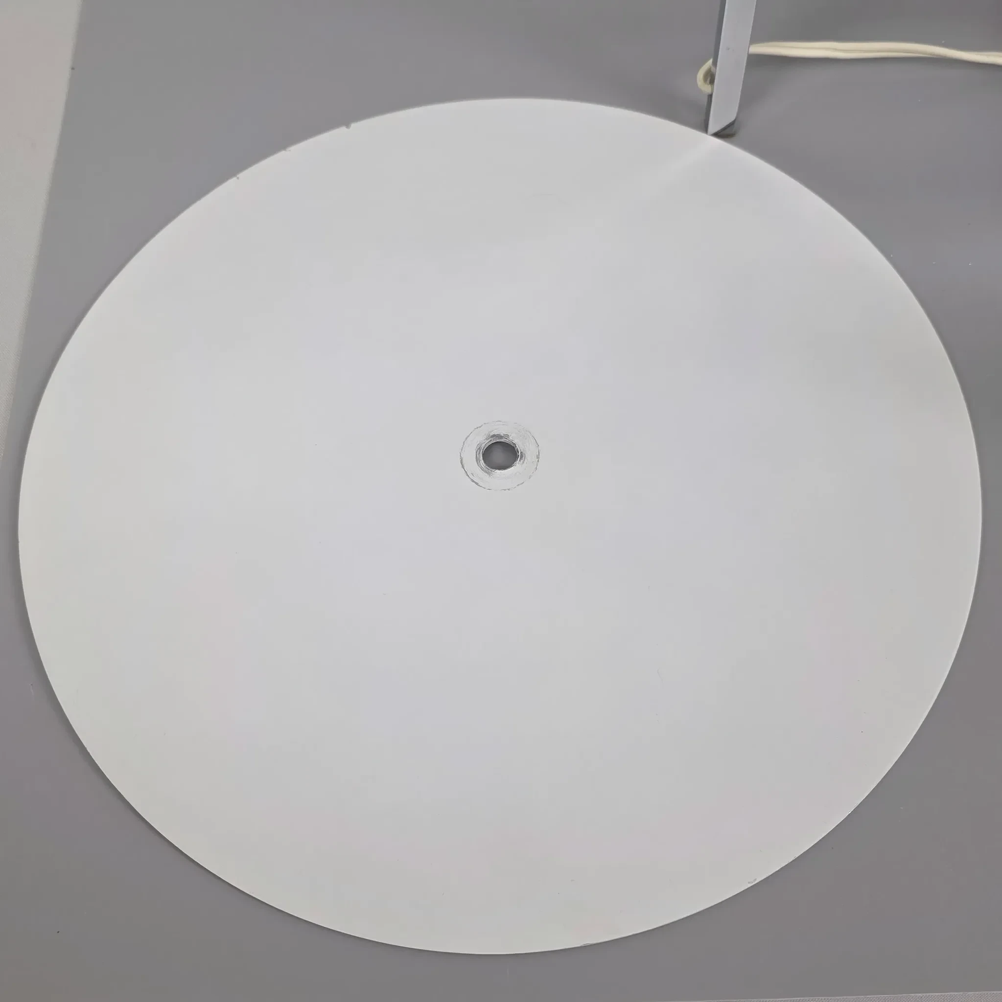 Mid-Century Acrylic Cylinder Table Lamp by Paul Mayen for Habitat, 1970s MCM: brass, red, vintage, mid-century (view 7) - Lighting