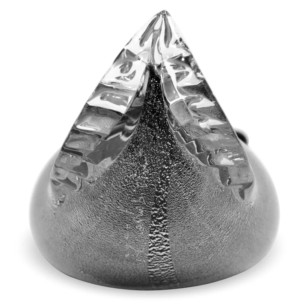 Formia Murano Glass Duck - Silver Fleck - Vintage - View 5