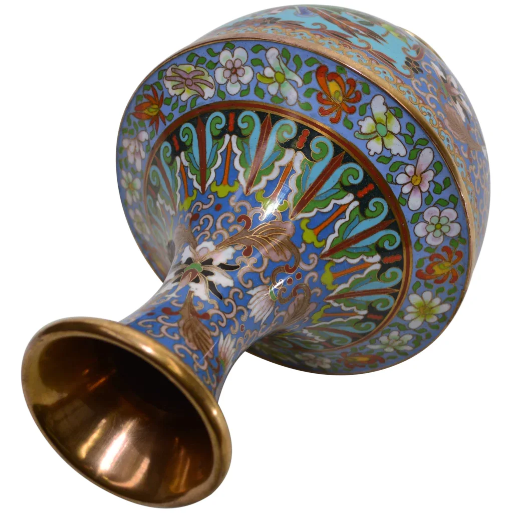 Vintage Maitland Smith Cloisonne Vase - View 5