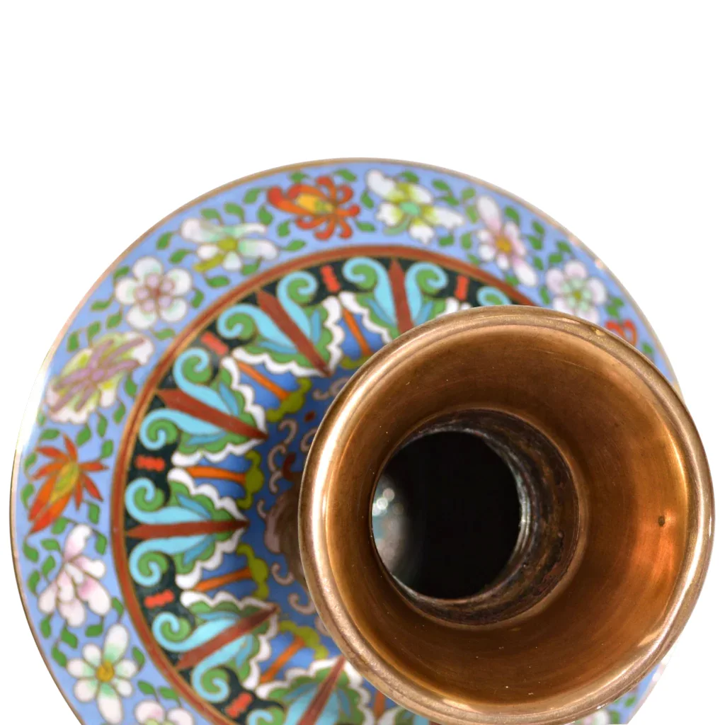 Vintage Maitland Smith Cloisonne Vase - View 7