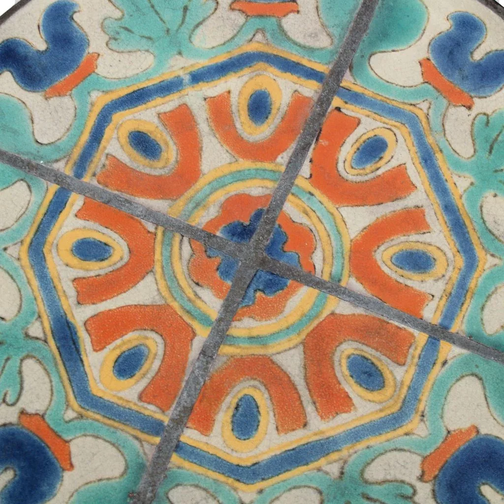 D&amp;M Tile Wrought Iron Table - Spanish Revival - View 4